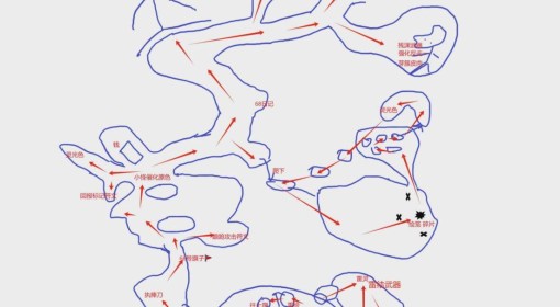 《光与影：33号远征队》飞流域手绘地图分享