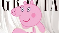 《小猪佩奇》猪妈妈三胎孕期照登上时尚杂志封面 ​​​