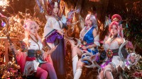 这些美女颜值身材绝了！《LOL》灵魂莲华官方COS