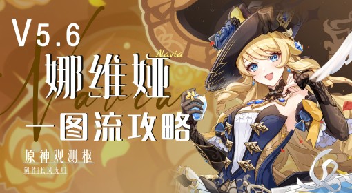 《原神》娜维娅5.6版本养成一图流
