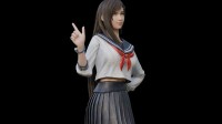 3D区大神再发《FF7RB》蒂法美图：小腿袜黑丝二选一