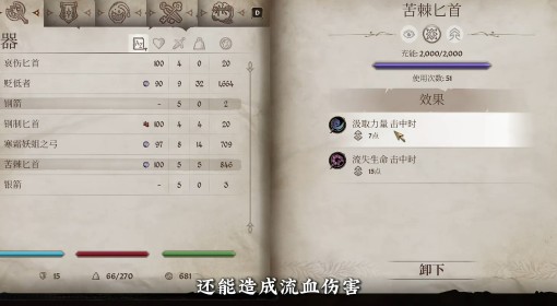 《上古卷轴4：重制版》苦棘匕首获取方法