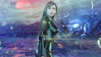 《FF7RB》黑寡妇装蒂法Mod：性感身材配皮衣美爆！