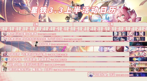 《崩坏：星穹铁道》3.3版本活动一览