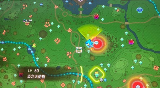 《幻想生活i》炎之天使树位置说明