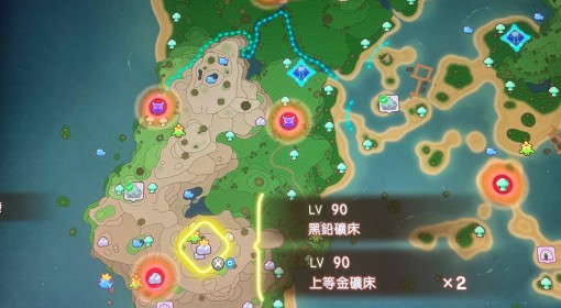 《幻想生活i》高等级黑铅矿床位置分享