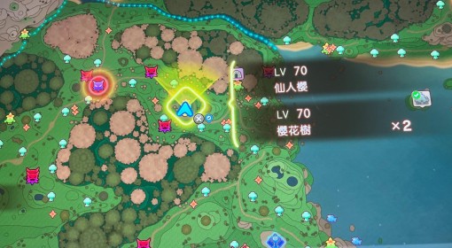 《幻想生活i》樱花鱼王位置说明