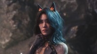 《光与影》吕涅猫耳巫师装Mod：大雷加肚脐超性感!