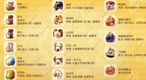 《幻想生活i》掉落系统解读与全坐骑展示