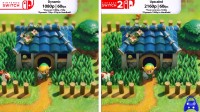 《塞尔达织梦岛》NS2对比初代：清晰度帧率大提升！