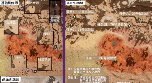 《沙丘：觉醒》训练师位置一览