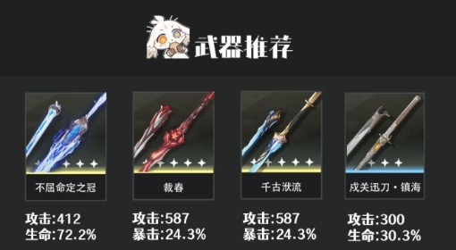 《鸣潮》卡提希娅武器选择推荐