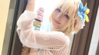 《剑星》新体模最新美图：金发泳装美人大雷又白又软!