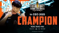 Xiaohai再拿一冠！CEO2025《饿狼传说》项目3:1夺魁