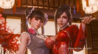 3D区画师将伊芙和蒂法的衣服交换：白嫩大雷对对碰！