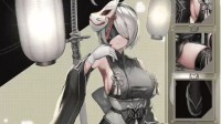 《妮姬》2B新服装展示：不仅大雷 还有黑丝肉腿！