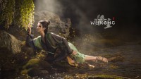 国外3D大神《黑神话》新图：四妹半卧溪边细嗅花香