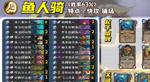 《炉石传说》安戈洛龟途首日三大高胜率卡组