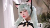 BW韩援Coser最新Cos普丽瓦蒂:性感大雷身材真无敌!