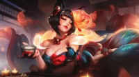 《英雄联盟》新皮肤展示：浴袍阿狸雪白大雷满溢而出!