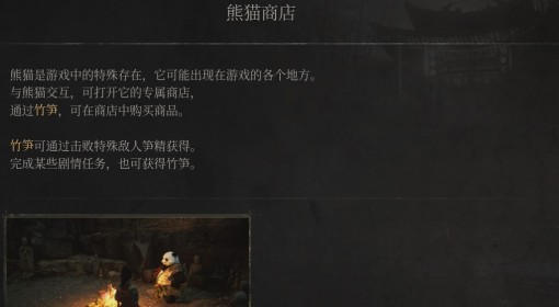 《明末：渊虚之羽》熊猫商店介绍
