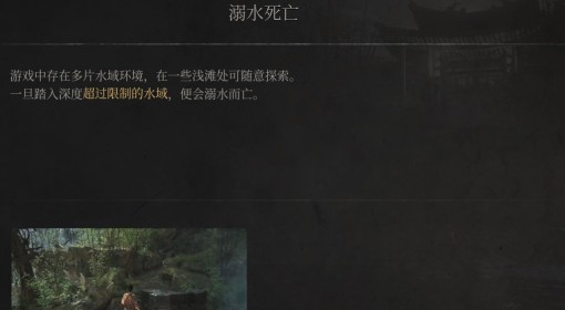 《明末：渊虚之羽》溺水死亡介绍