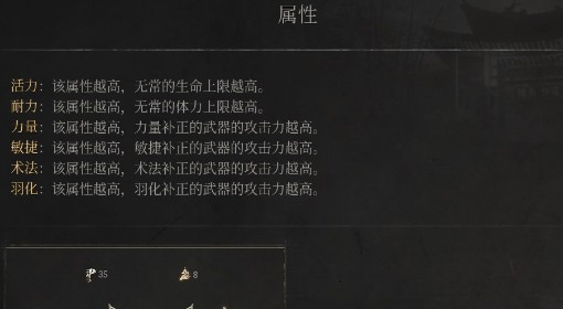 《明末：渊虚之羽》属性介绍