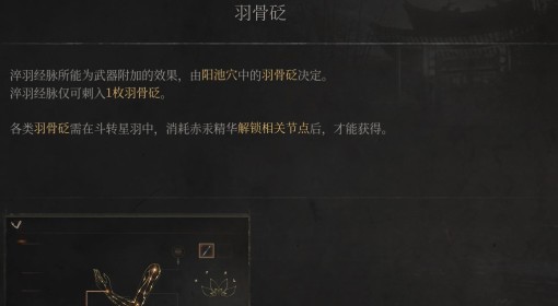 《明末：渊虚之羽》羽骨砭介绍
