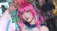 BW韩援Coser Yasal新视频:LOL阿狸巨乳太性感