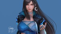 3D女神蒂法性感换装！完美驾驭其他游戏角色服装