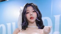 《剑星》体模尹雪花最新婚纱美照：巨雷尺度让人爽！