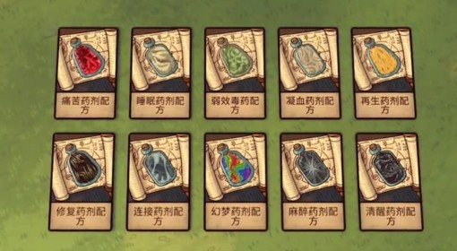 《炼金之道》全药剂属性及配方获取方法
