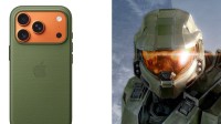 玩家整活iPhone17搭配：橙机身绿机壳酷似士官长