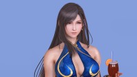 《FF7》蒂法3D渲染作品分享！超多服装性感十足