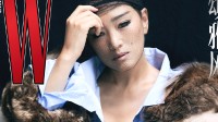 巩俐登《W》杂志封面 黑丝面杀气质绝佳