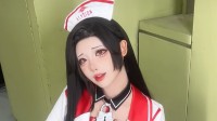 性感韩援Yasal扮演梅登新视频：大雷渔网白丝真带劲！