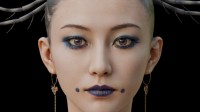 3D大神提取《黑神话》光头美女模型！猜猜她是谁？