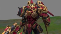 局内建模曝光：《LOL》机神系列皮肤登场