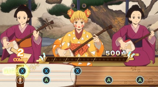 《鬼灭之刃2》善逸的三味线演奏S评分演示