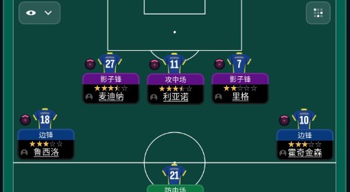 《足球经理26》无锋阵玩法分享