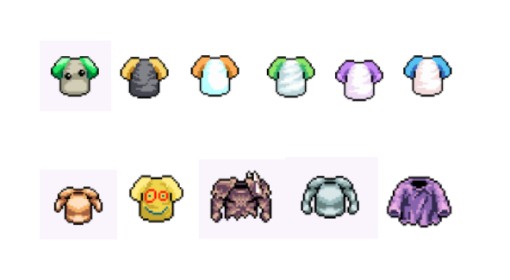 《IdleOn》胸甲图鉴