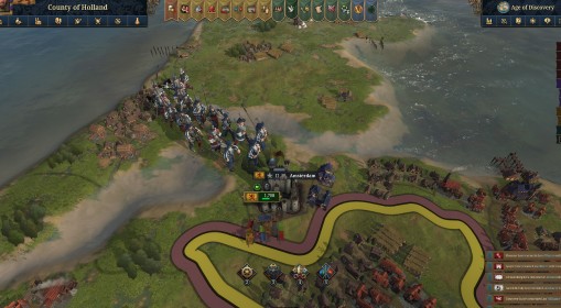 《欧陆风云5》五百里路成就解锁攻略