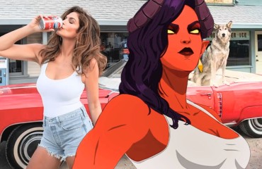 《超英派遣中心》性感恶魔妹灵感是真人:百万级女网红