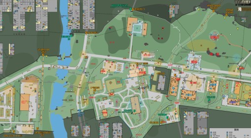 《逃离塔科夫》海关地图报点对照地图