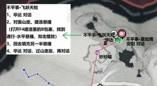 《燕云十六声》不平事飞跃天险攻略 不平事飞跃天险完成方法