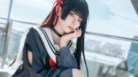 日本美少女COS《鸣潮》千咲！谁家JK走出游戏了？
