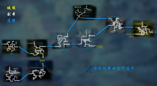 《八方旅人0》试玩版地图链接路线