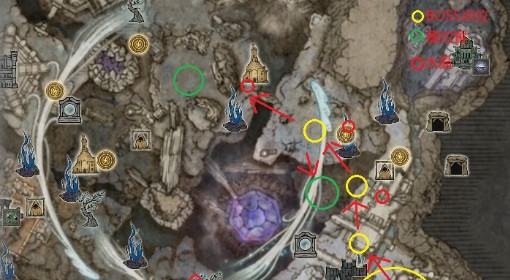 《艾尔登法环：黑夜君临》大空洞第一天路线建议